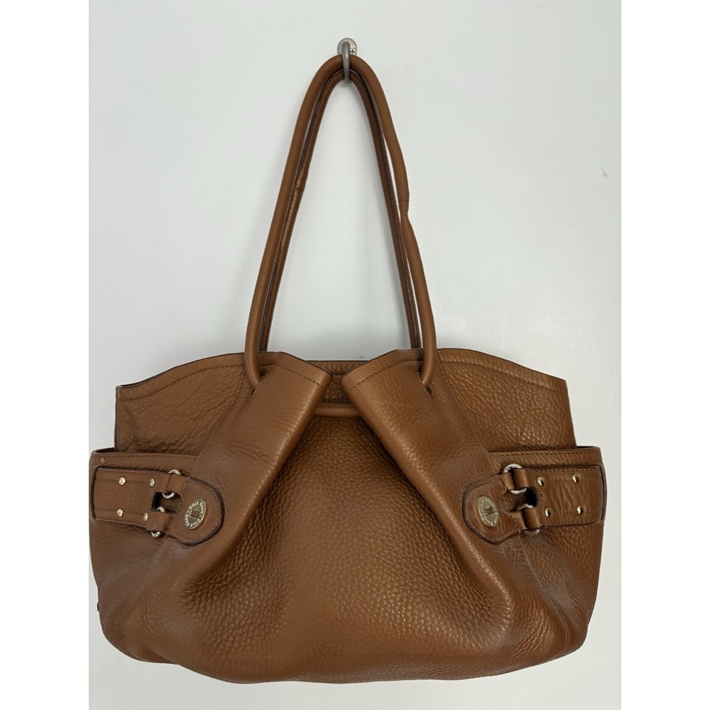 COLE  HAAN  VILLAGE F05  METALLIC BRONZE /GOLD  LEATHER SLOUCHY HOBO Satchel BAG